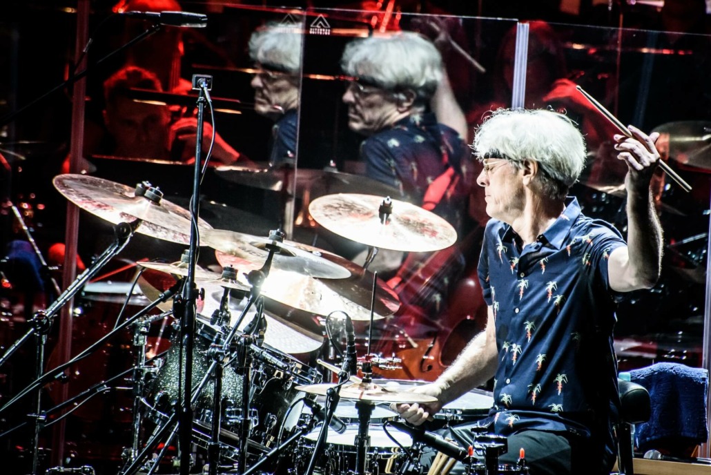 Stewart Copeland on the drums