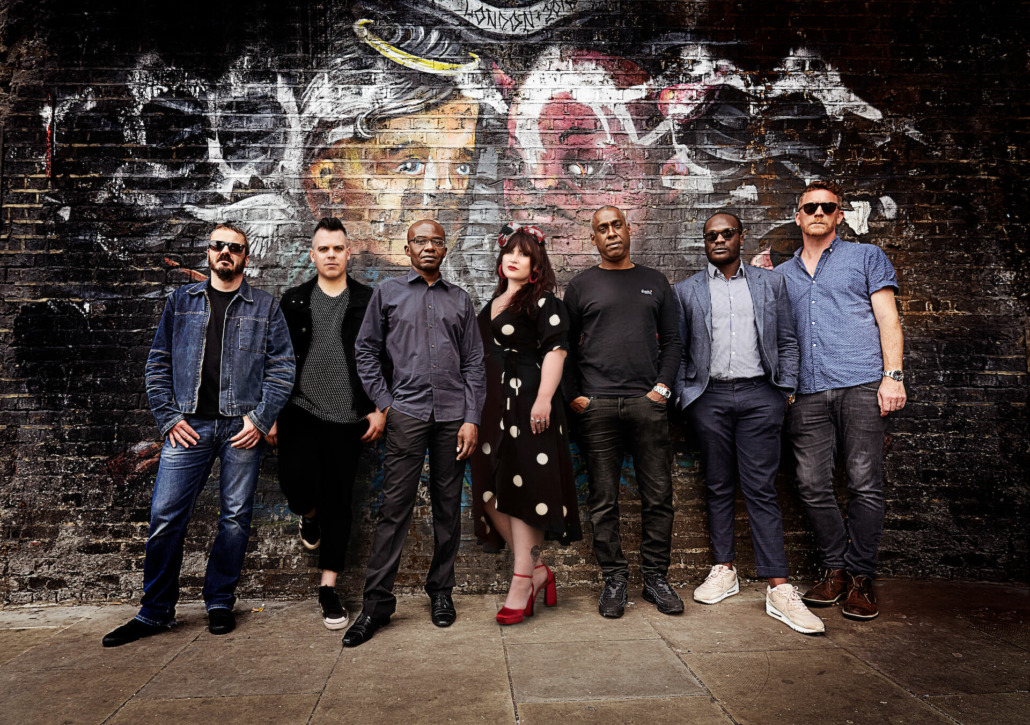 Group photo of the Amy Winehouse Band